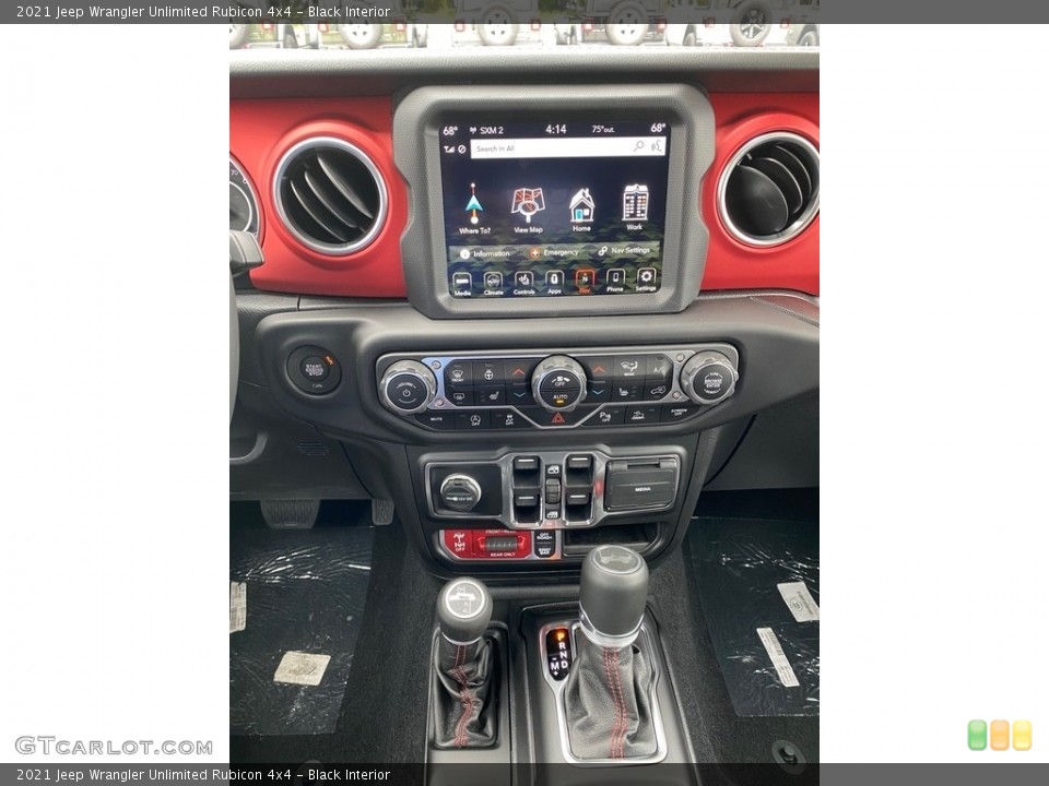 Black Interior Controls for the 2021 Jeep Wrangler Unlimited Rubicon 4x4 #139487395