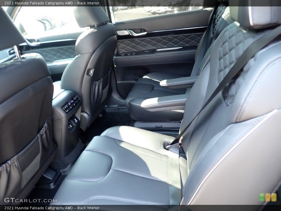 Black Interior Rear Seat for the 2021 Hyundai Palisade Calligraphy AWD #139488292