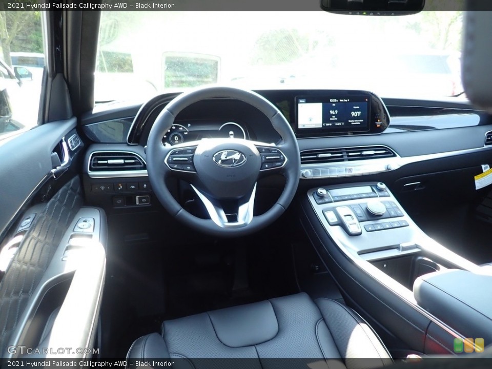 Black Interior Dashboard for the 2021 Hyundai Palisade Calligraphy AWD #139488316