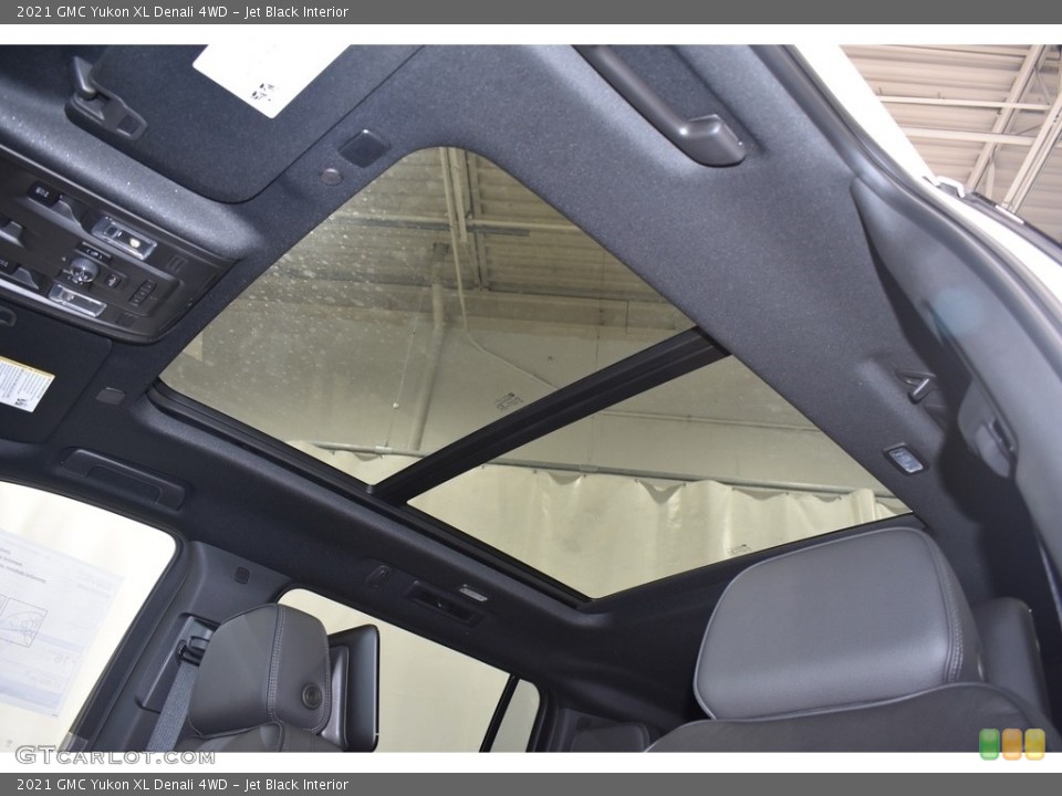 Jet Black Interior Sunroof for the 2021 GMC Yukon XL Denali 4WD #139488439