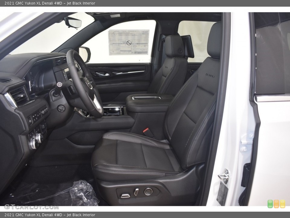 Jet Black Interior Front Seat for the 2021 GMC Yukon XL Denali 4WD #139488457
