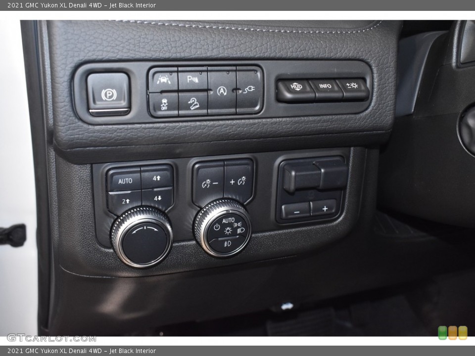 Jet Black Interior Controls for the 2021 GMC Yukon XL Denali 4WD #139488555