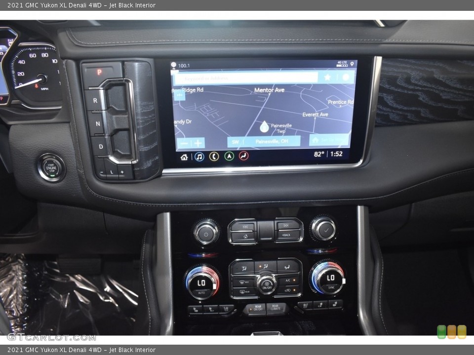 Jet Black Interior Controls for the 2021 GMC Yukon XL Denali 4WD #139488595