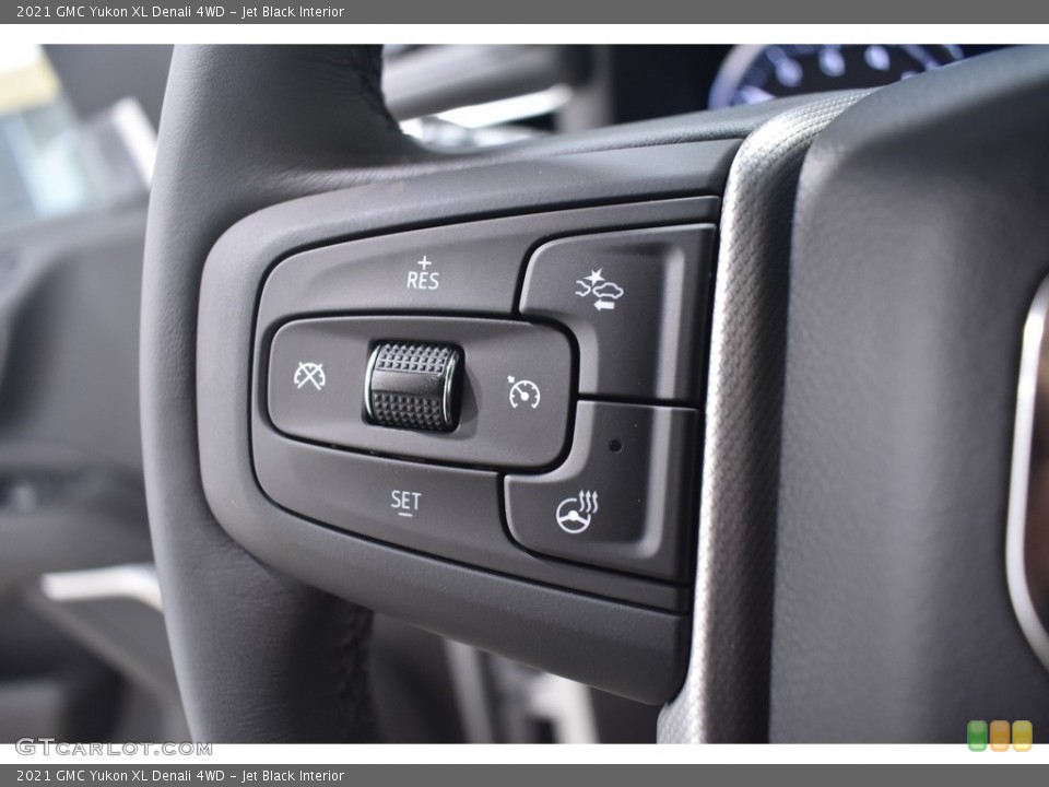 Jet Black Interior Steering Wheel for the 2021 GMC Yukon XL Denali 4WD #139488616