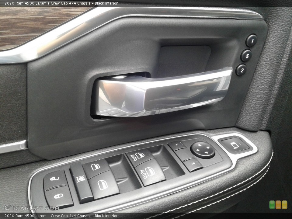 Black Interior Controls for the 2020 Ram 4500 Laramie Crew Cab 4x4 Chassis #139489660