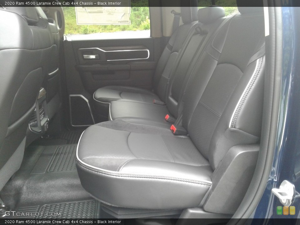 Black Interior Rear Seat for the 2020 Ram 4500 Laramie Crew Cab 4x4 Chassis #139489713