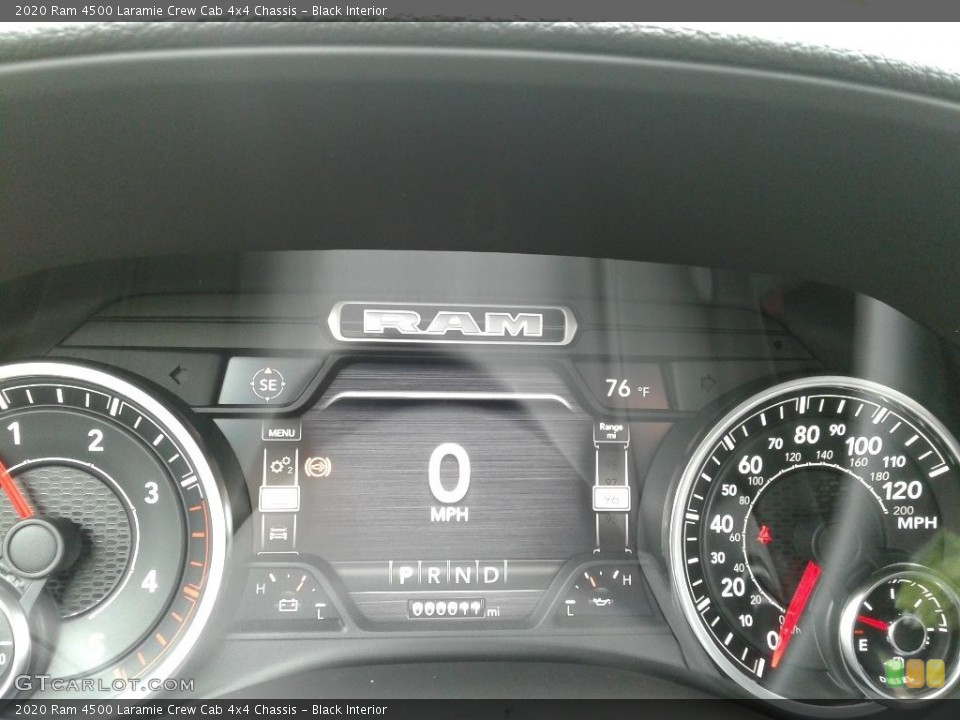 Black Interior Gauges for the 2020 Ram 4500 Laramie Crew Cab 4x4 Chassis #139489933
