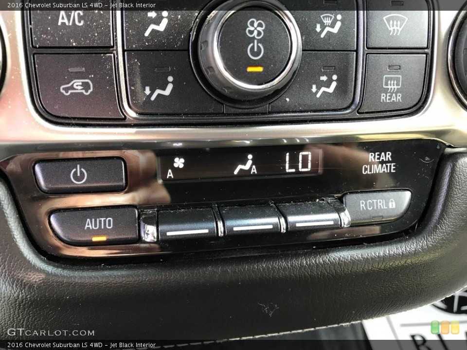 Jet Black Interior Controls for the 2016 Chevrolet Suburban LS 4WD #139490827