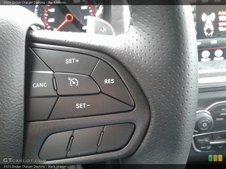 Black Interior Steering Wheel for the 2020 Dodge Charger Daytona #139490842