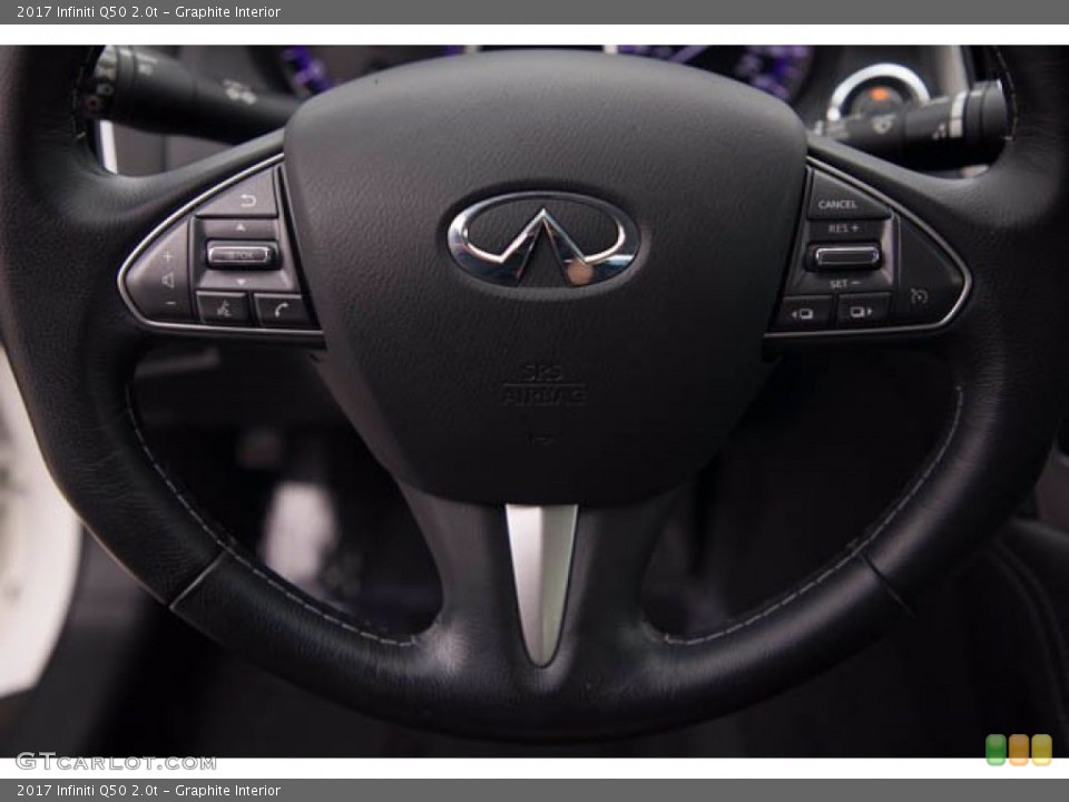 Graphite Interior Steering Wheel for the 2017 Infiniti Q50 2.0t #139490945