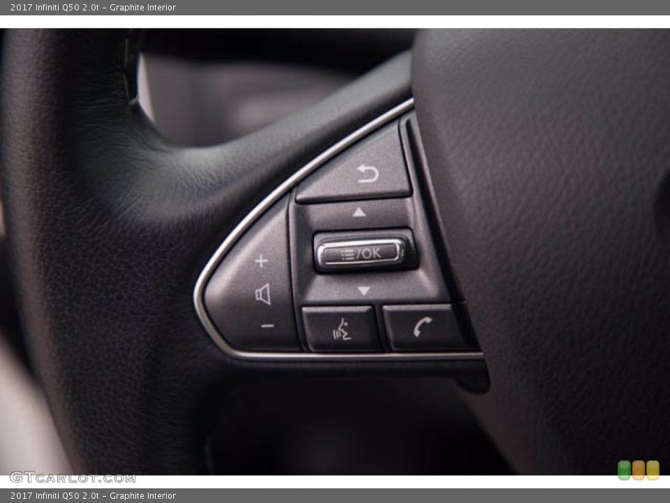 Graphite Interior Steering Wheel for the 2017 Infiniti Q50 2.0t #139490962