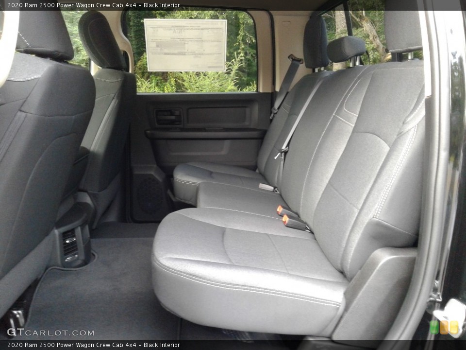 Black Interior Rear Seat for the 2020 Ram 2500 Power Wagon Crew Cab 4x4 #139491487