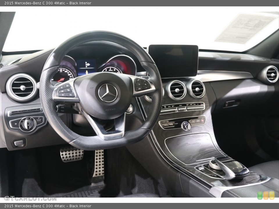 Black Interior Steering Wheel for the 2015 Mercedes-Benz C 300 4Matic #139491511