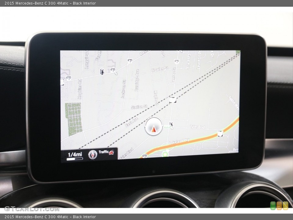 Black Interior Navigation for the 2015 Mercedes-Benz C 300 4Matic #139491601