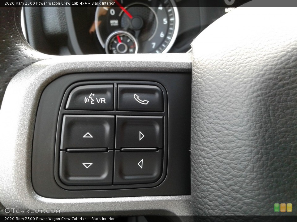 Black Interior Steering Wheel for the 2020 Ram 2500 Power Wagon Crew Cab 4x4 #139491613