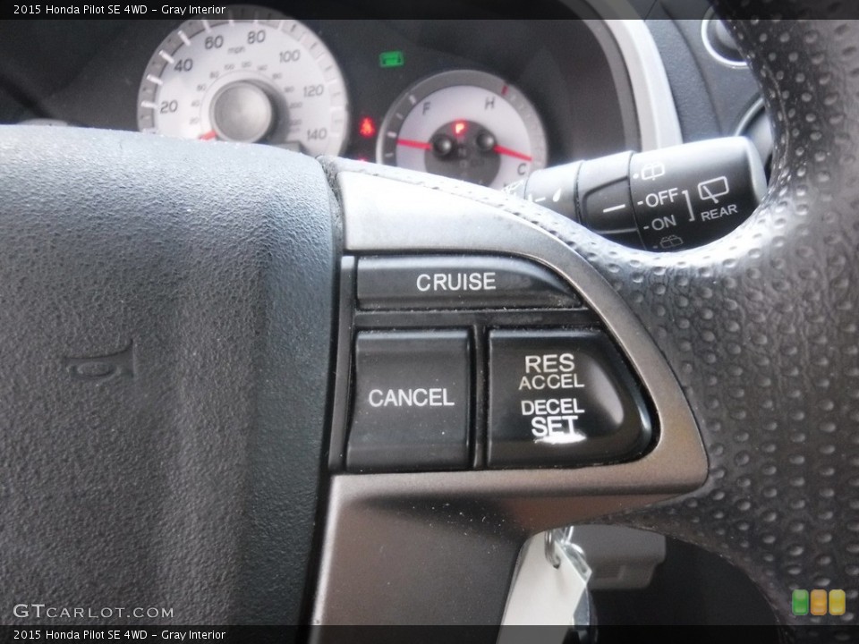 Gray Interior Steering Wheel for the 2015 Honda Pilot SE 4WD #139492087