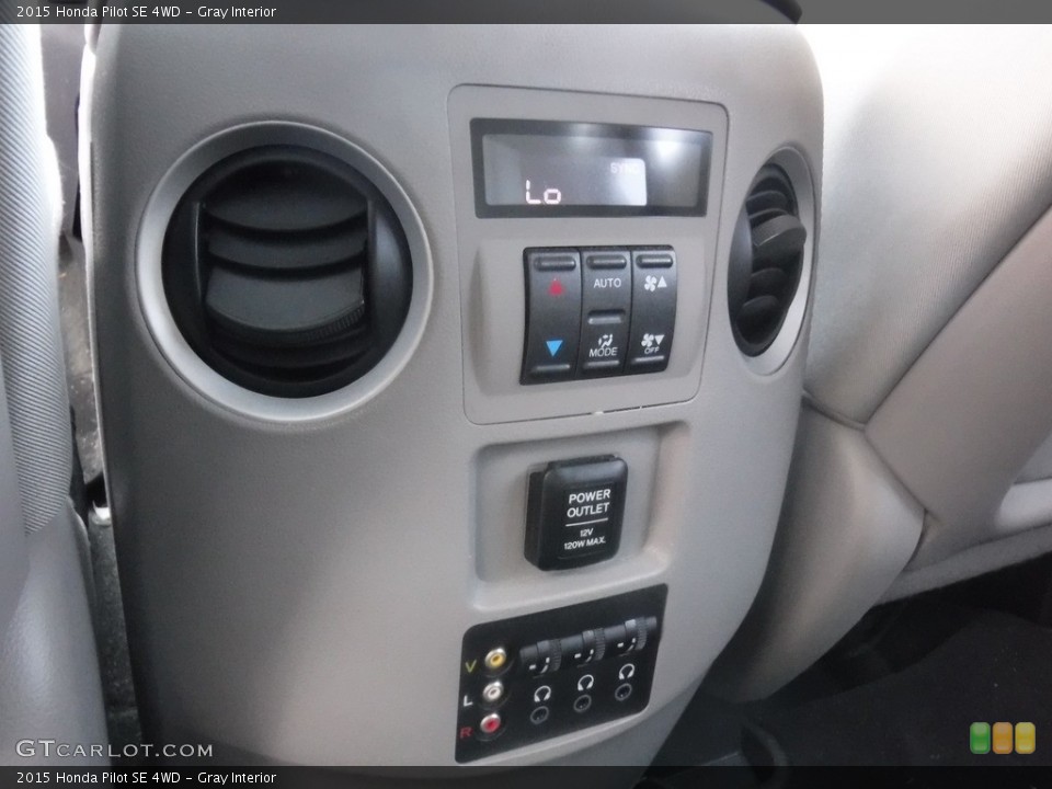 Gray Interior Controls for the 2015 Honda Pilot SE 4WD #139492213