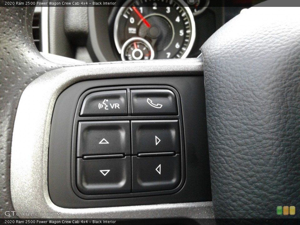 Black Interior Steering Wheel for the 2020 Ram 2500 Power Wagon Crew Cab 4x4 #139492357