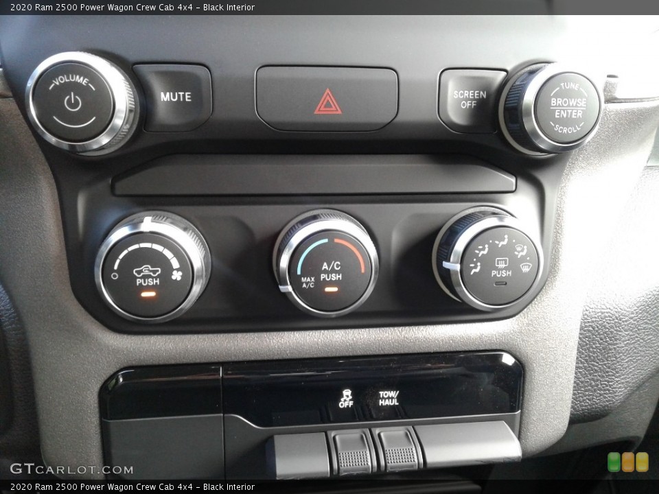 Black Interior Controls for the 2020 Ram 2500 Power Wagon Crew Cab 4x4 #139492519