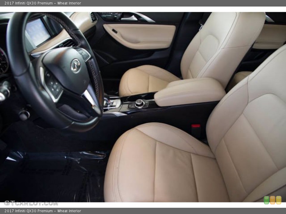 Wheat Interior Front Seat for the 2017 Infiniti QX30 Premium #139493347