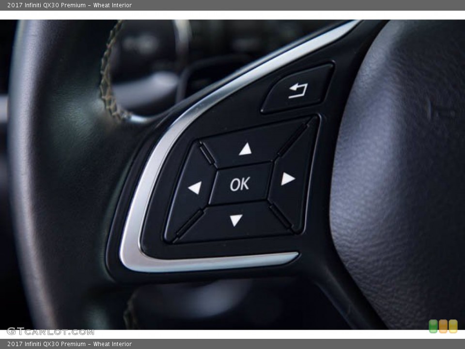 Wheat Interior Steering Wheel for the 2017 Infiniti QX30 Premium #139493578