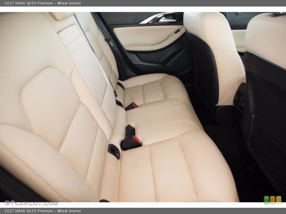 Wheat Interior Rear Seat for the 2017 Infiniti QX30 Premium #139493729