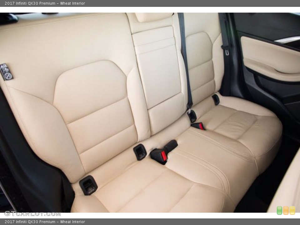 Wheat Interior Rear Seat for the 2017 Infiniti QX30 Premium #139493746