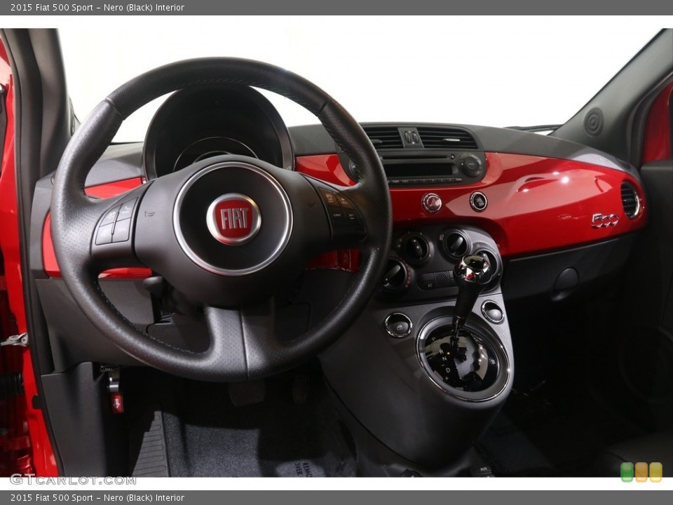 Nero (Black) Interior Dashboard for the 2015 Fiat 500 Sport #139494022