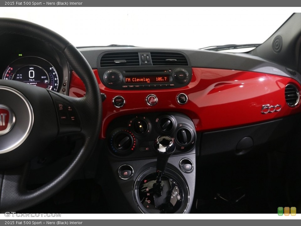 Nero (Black) Interior Dashboard for the 2015 Fiat 500 Sport #139494109