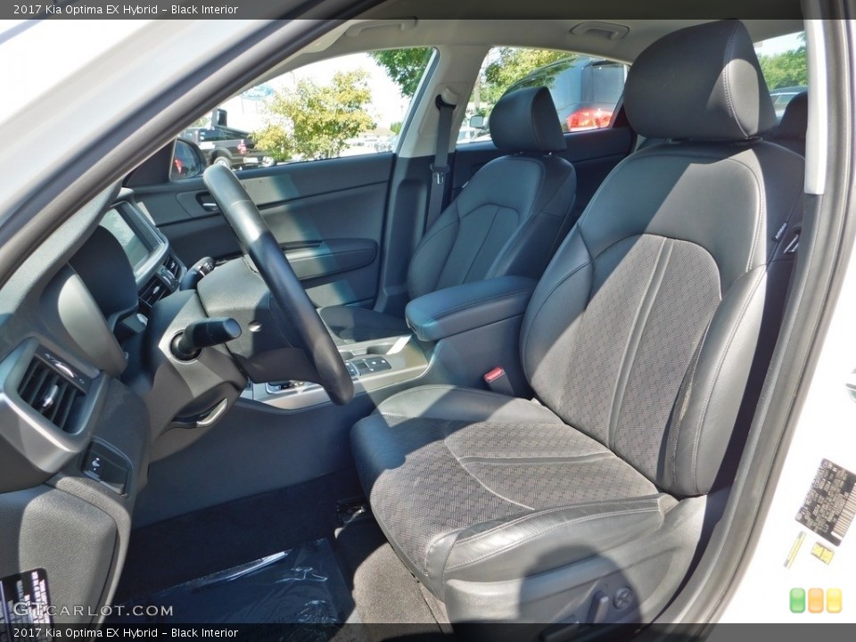 Black Interior Front Seat for the 2017 Kia Optima EX Hybrid #139494265
