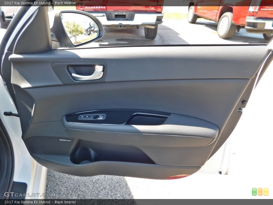 Black Interior Door Panel for the 2017 Kia Optima EX Hybrid #139494712