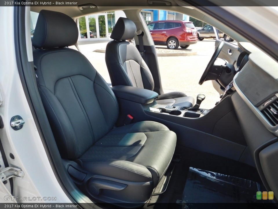 Black Interior Front Seat for the 2017 Kia Optima EX Hybrid #139494746