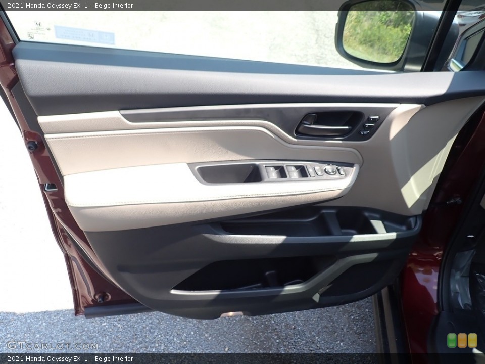 Beige Interior Door Panel for the 2021 Honda Odyssey EX-L #139494901