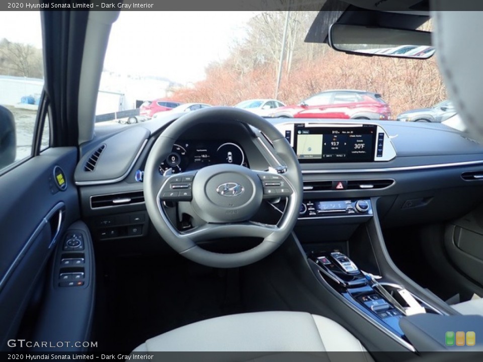 Dark Gray Interior Dashboard for the 2020 Hyundai Sonata Limited #139495396