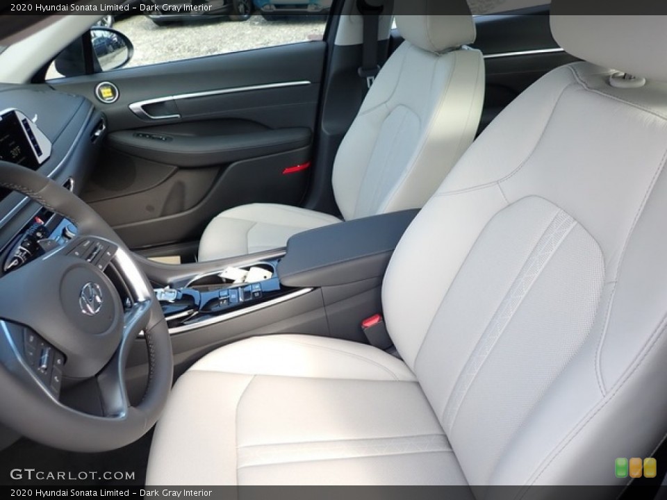 Dark Gray Interior Front Seat for the 2020 Hyundai Sonata Limited #139495444