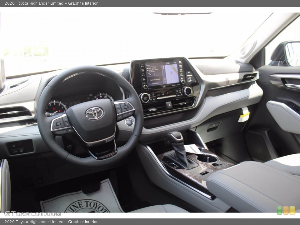 Graphite Interior Dashboard for the 2020 Toyota Highlander Limited #139498072