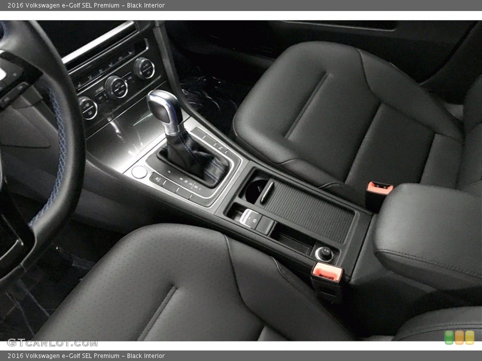 Black Interior Transmission for the 2016 Volkswagen e-Golf SEL Premium #139501159