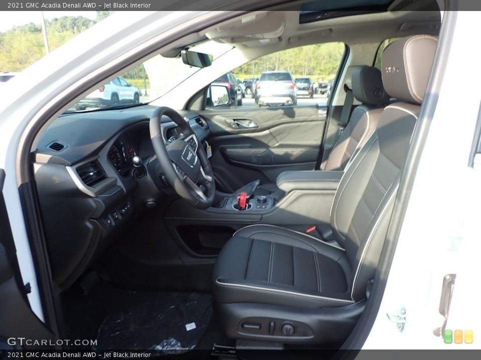 Jet Black Interior Front Seat for the 2021 GMC Acadia Denali AWD #139505638