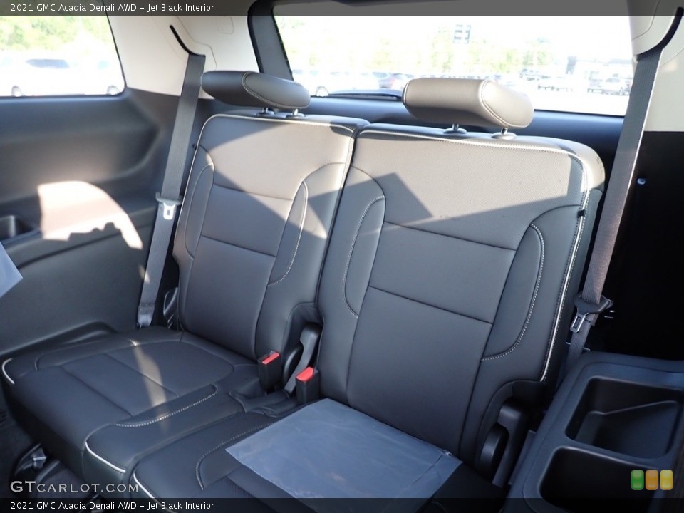 Jet Black Interior Rear Seat for the 2021 GMC Acadia Denali AWD #139505686