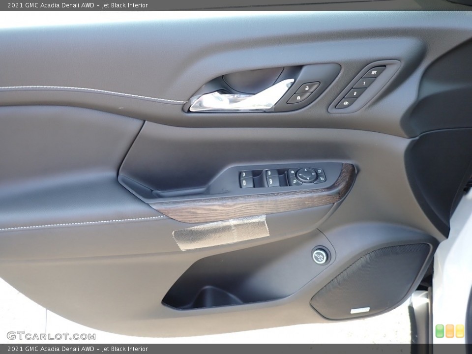 Jet Black Interior Door Panel for the 2021 GMC Acadia Denali AWD #139505728