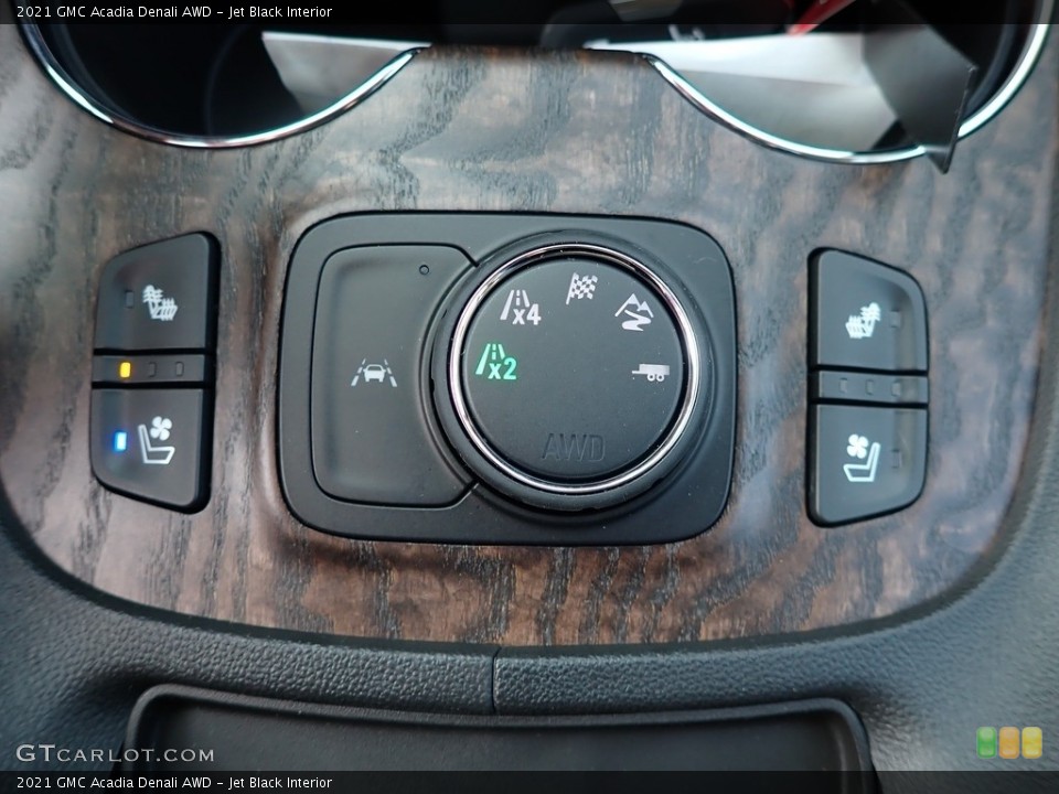 Jet Black Interior Controls for the 2021 GMC Acadia Denali AWD #139505797