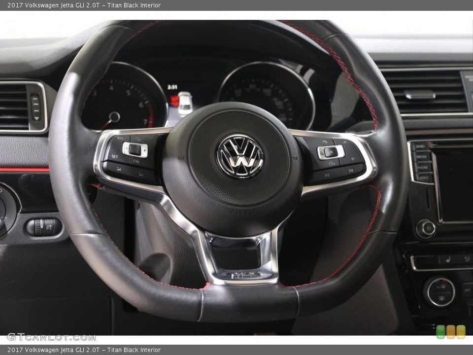Titan Black Interior Steering Wheel for the 2017 Volkswagen Jetta GLI 2.0T #139506871