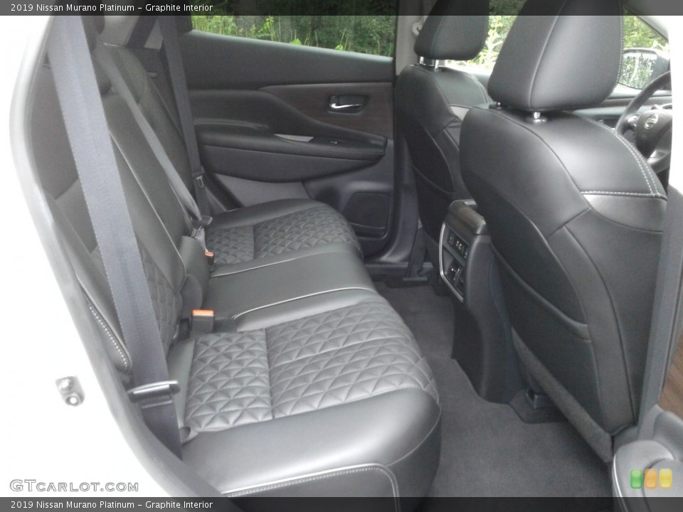 Graphite Interior Rear Seat for the 2019 Nissan Murano Platinum #139506904