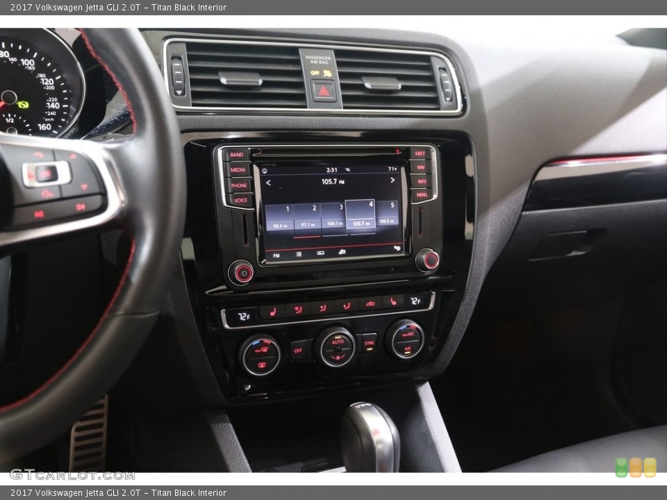 Titan Black Interior Controls for the 2017 Volkswagen Jetta GLI 2.0T #139506919