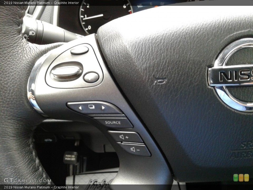 Graphite Interior Steering Wheel for the 2019 Nissan Murano Platinum #139506982