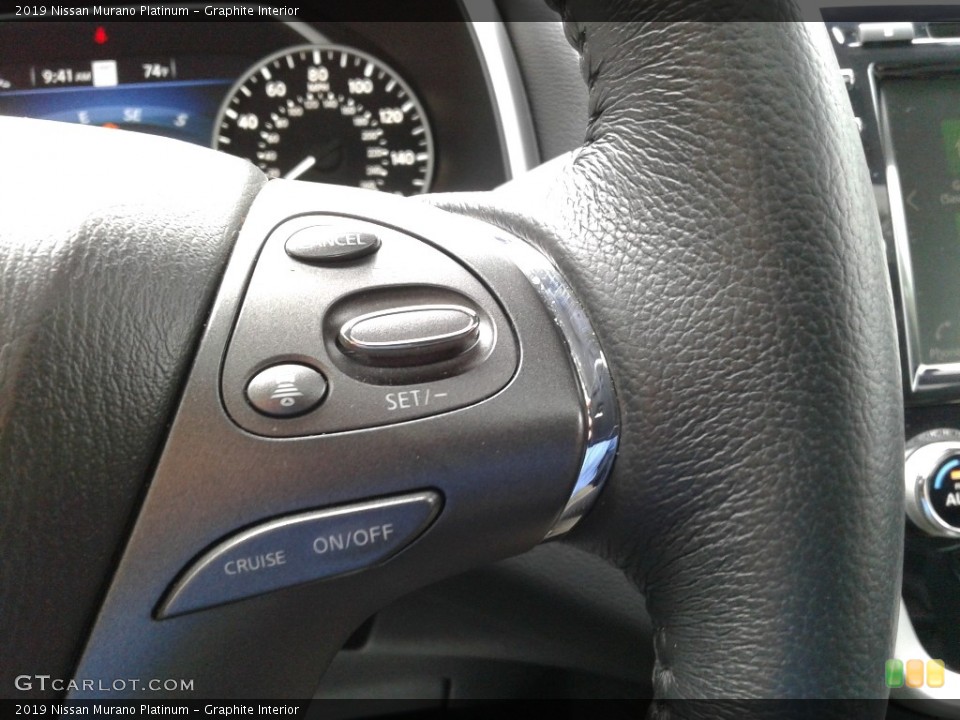 Graphite Interior Steering Wheel for the 2019 Nissan Murano Platinum #139507006