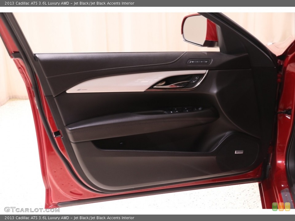 Jet Black/Jet Black Accents Interior Door Panel for the 2013 Cadillac ATS 3.6L Luxury AWD #139511808