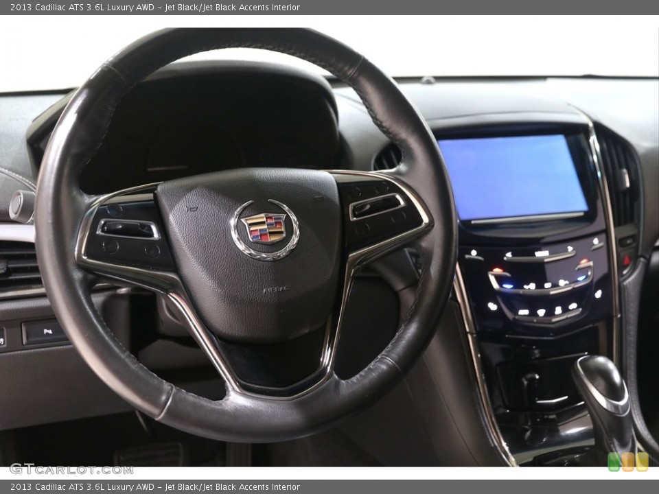 Jet Black/Jet Black Accents Interior Dashboard for the 2013 Cadillac ATS 3.6L Luxury AWD #139511857
