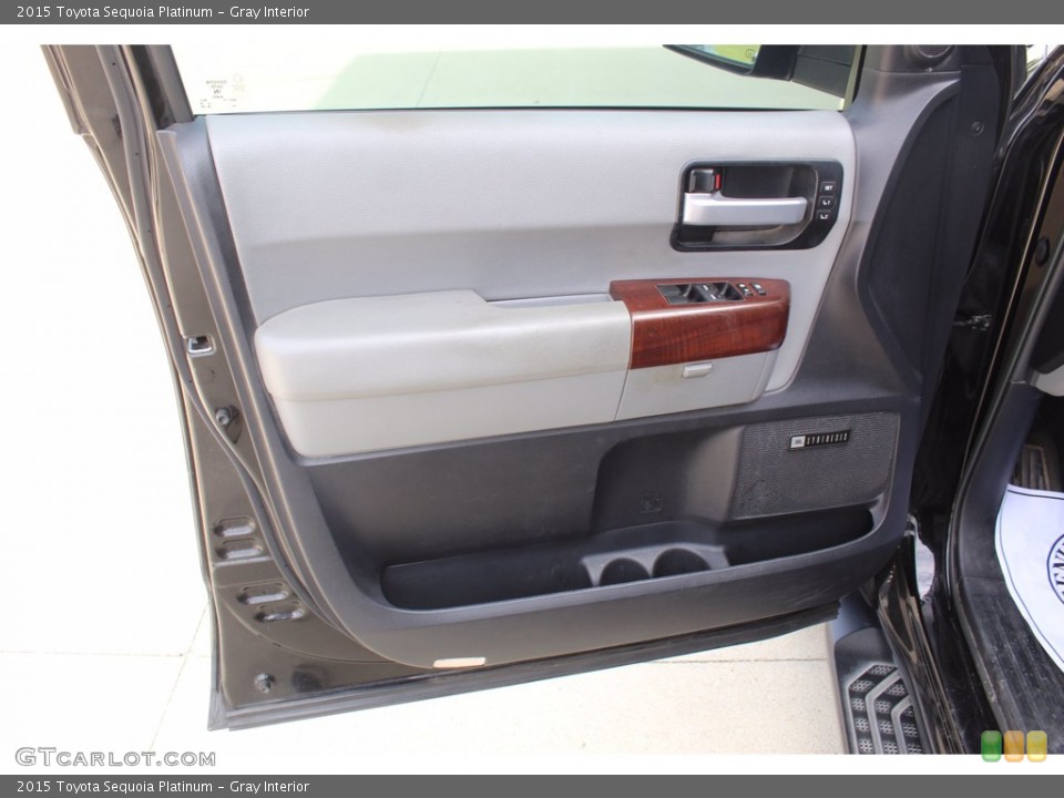 Gray Interior Door Panel for the 2015 Toyota Sequoia Platinum #139511872