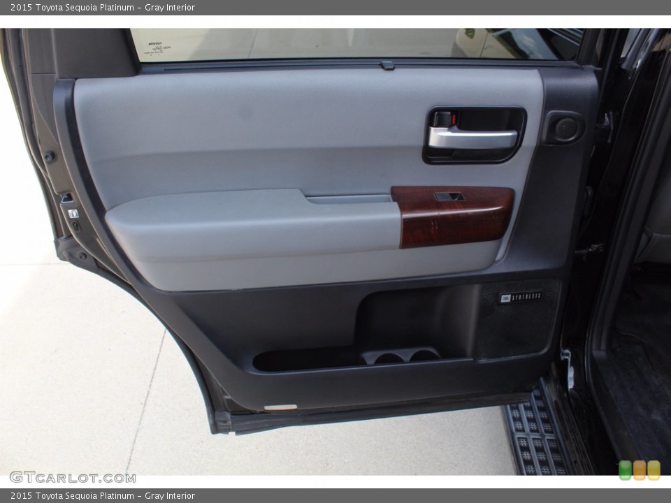 Gray Interior Door Panel for the 2015 Toyota Sequoia Platinum #139512112